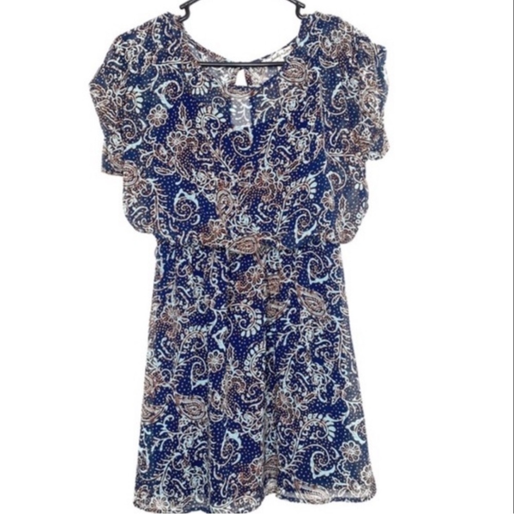 Accidentally in Love boho dress with cap sleeves